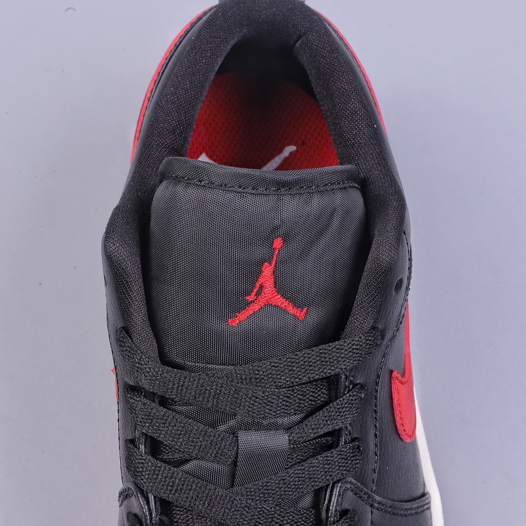 200 Air Jordan 1 Low "Bred Sail"黑红 DC0774-061