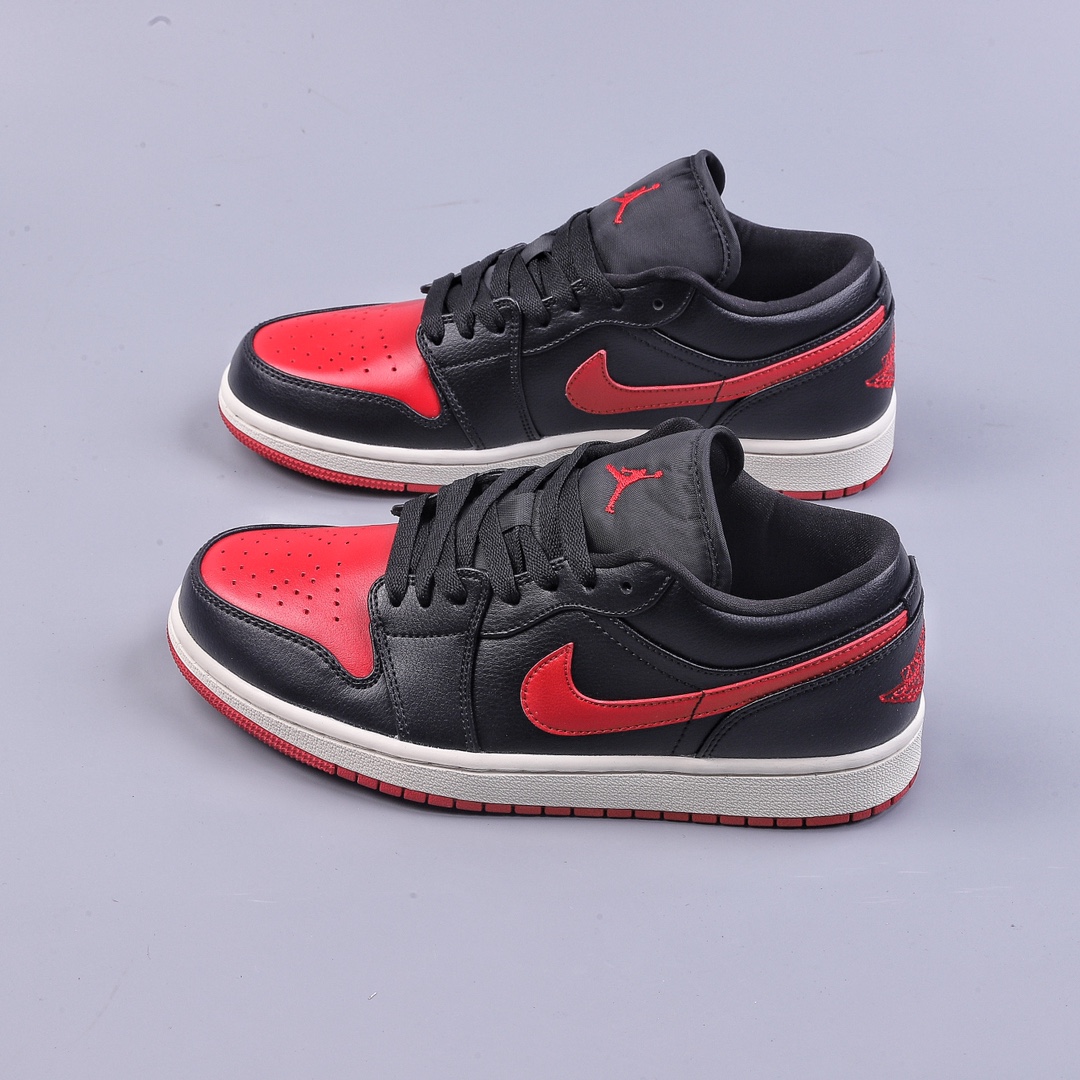 200 Air Jordan 1 Low "Bred Sail"黑红 DC0774-061