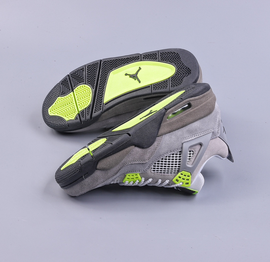 260 加强性价比 Ai Jordan 4 Retro LE"Air Max 95 Neon"AJ4 乔丹4代灰绿麂皮 CT5342-007