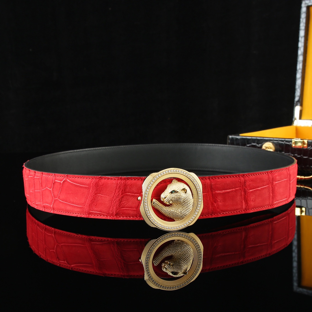 水染尼罗磨砂皮🙏A级🙏奢华高贵🎉上档次🎉鳄鱼肚皮出货🎉[胜利]转图大卖[闪电][玫瑰][闪电][玫瑰]搭配史蒂芬鹰头钢扣🌹宽度:3.8cm⚡🌹长度100-125cm  P1150