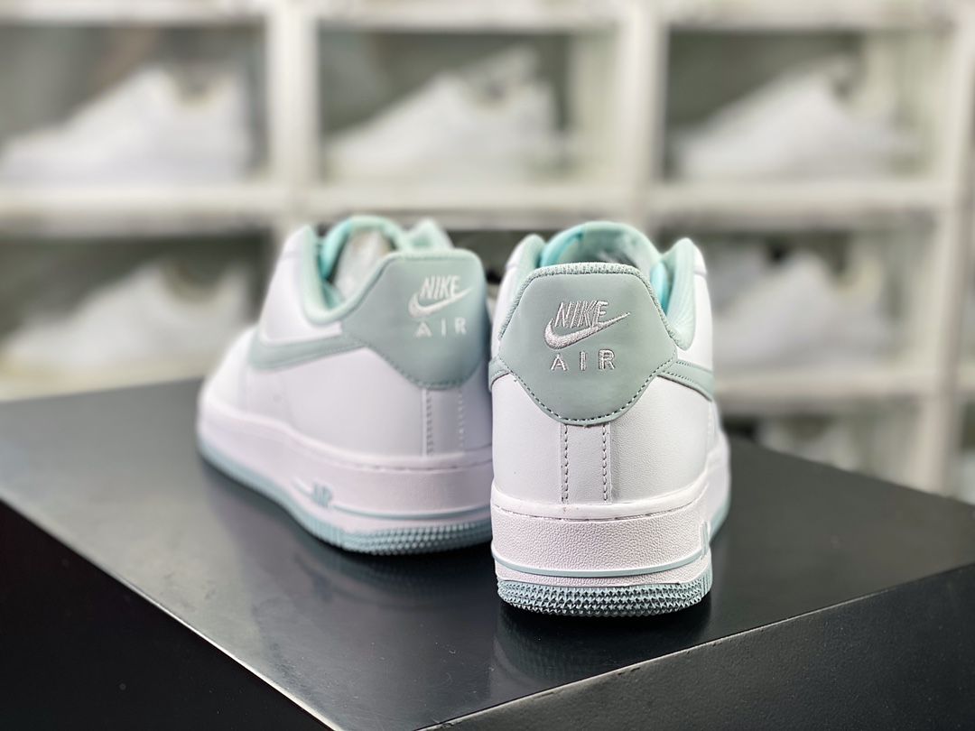 200 Air Force 1’07 Low"White/Mint 3M"空军一号经典低帮板鞋“皮革白香草薄荷绿反光钩子”JX2696-853