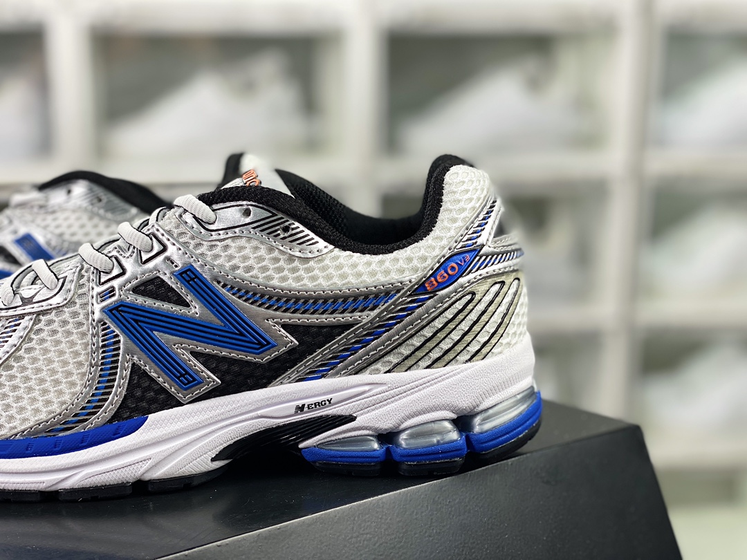 New Balance ML860V2 series low-top classic retro dad style casual sports jogging shoes ML860XB