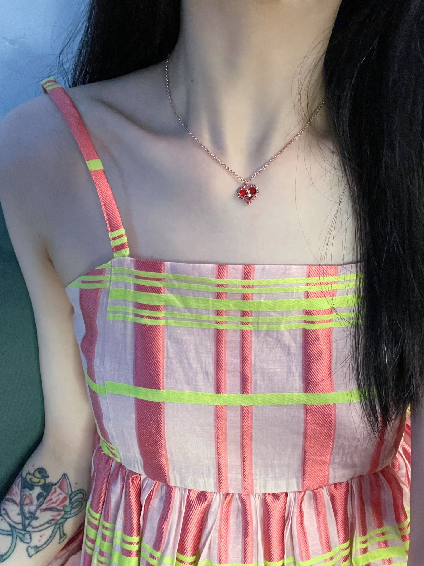 Vivienne Westwood 西太后 贝母爱心项链