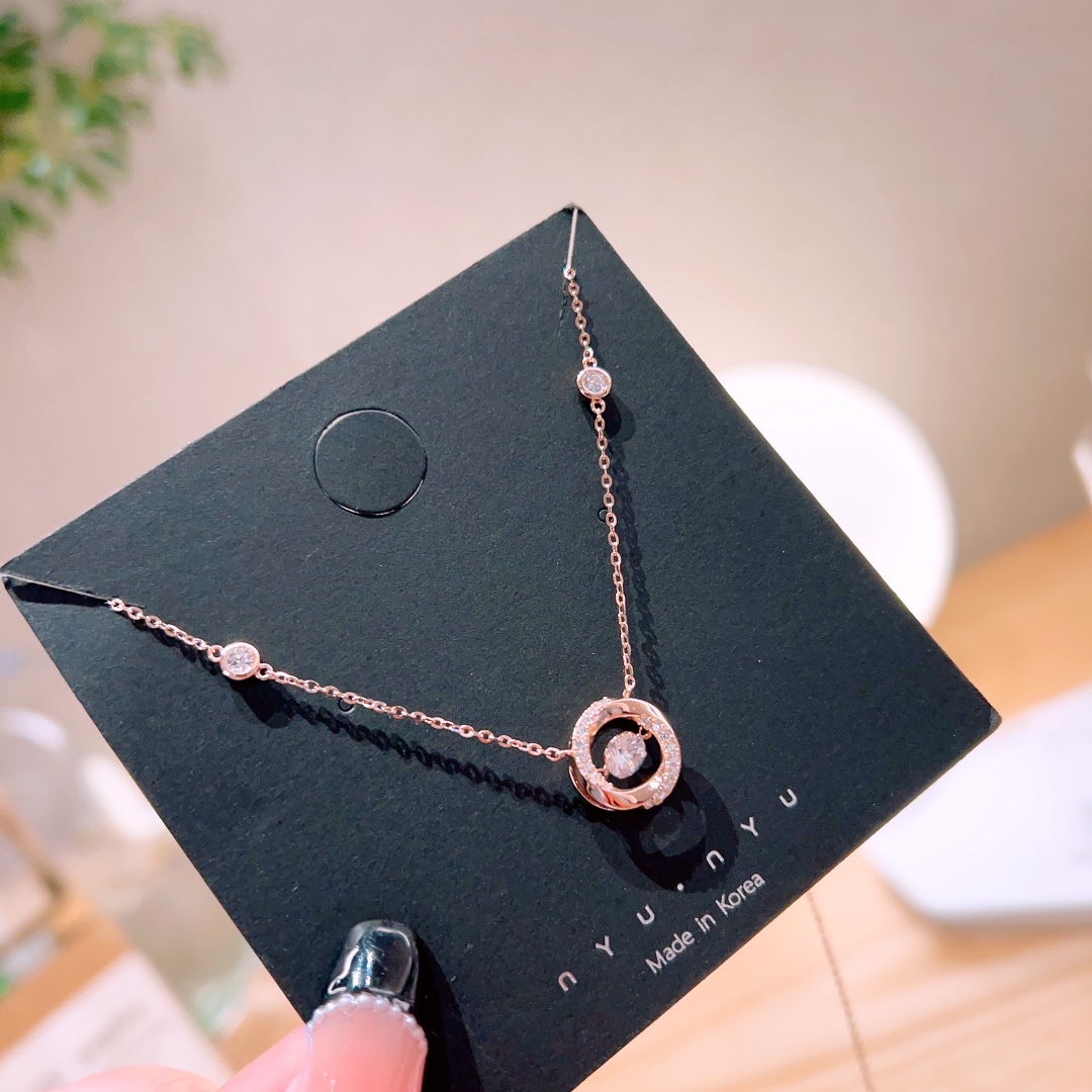 Hochglanzpoliertes Silber Kette Mode Frühlingsfest Gold