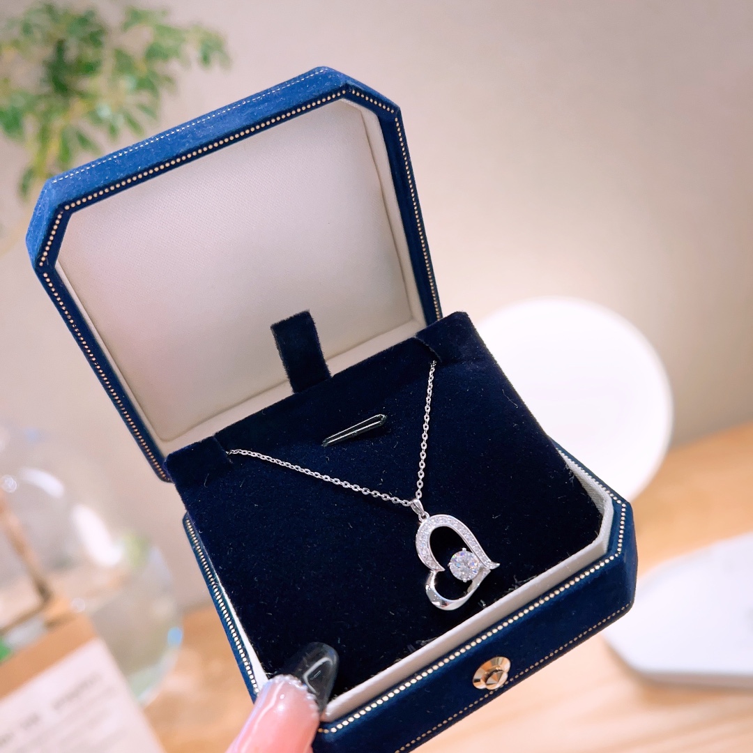 Allergiearmes Silber Moissanit Kette Ultra minimalistisch Lehrertag