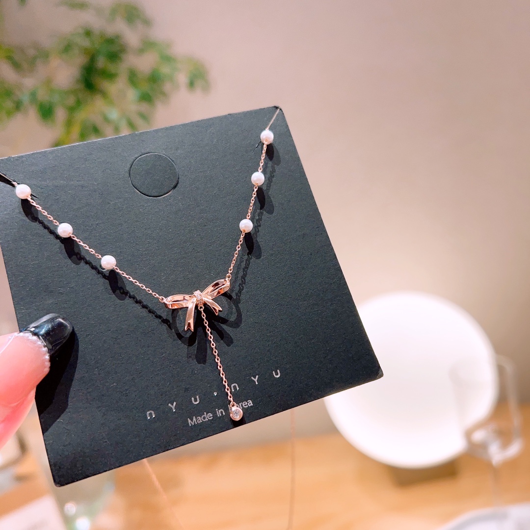 925 Silver Necklace Forest Wedding Favor Silver