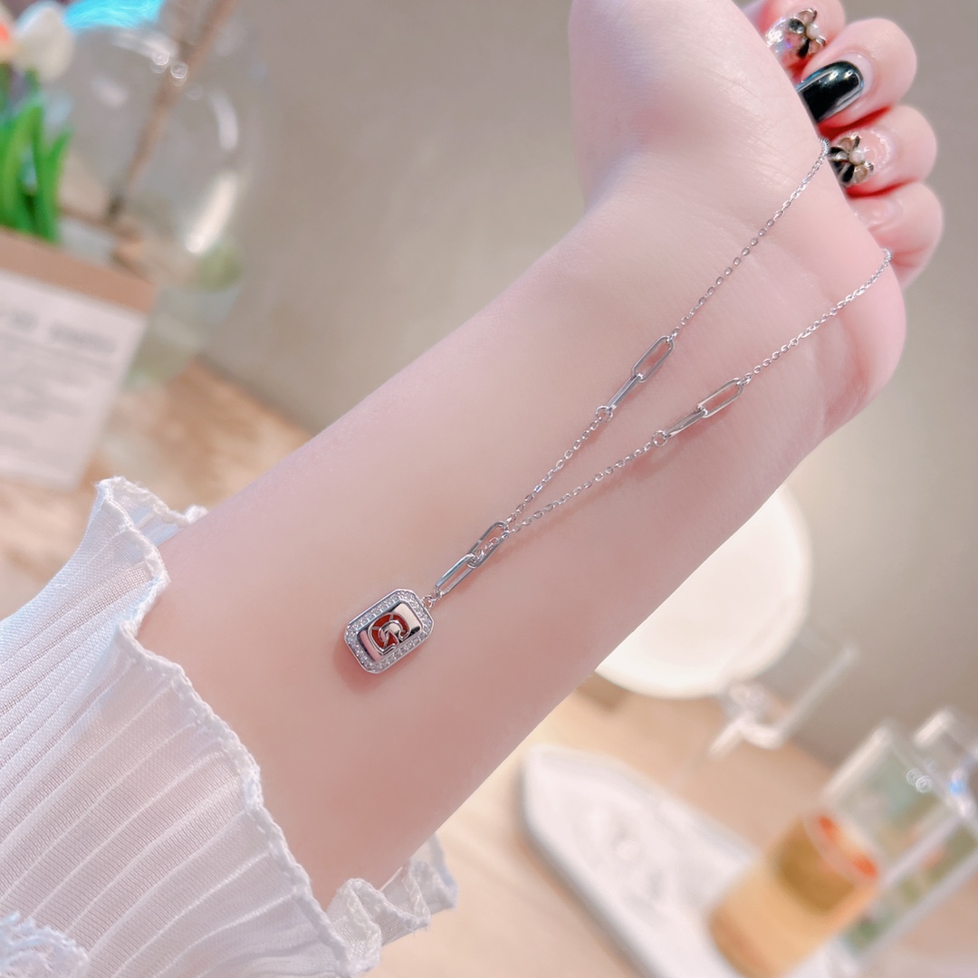 Hypoallergenes Silber Kette Leichter Luxus Neujahr Silber