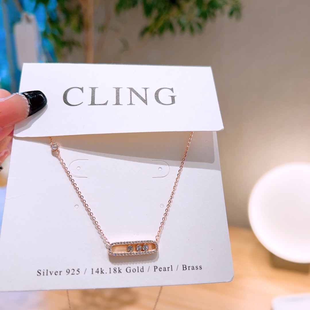 Nickel Free Silver Necklace Fashion Spring Festival Silver