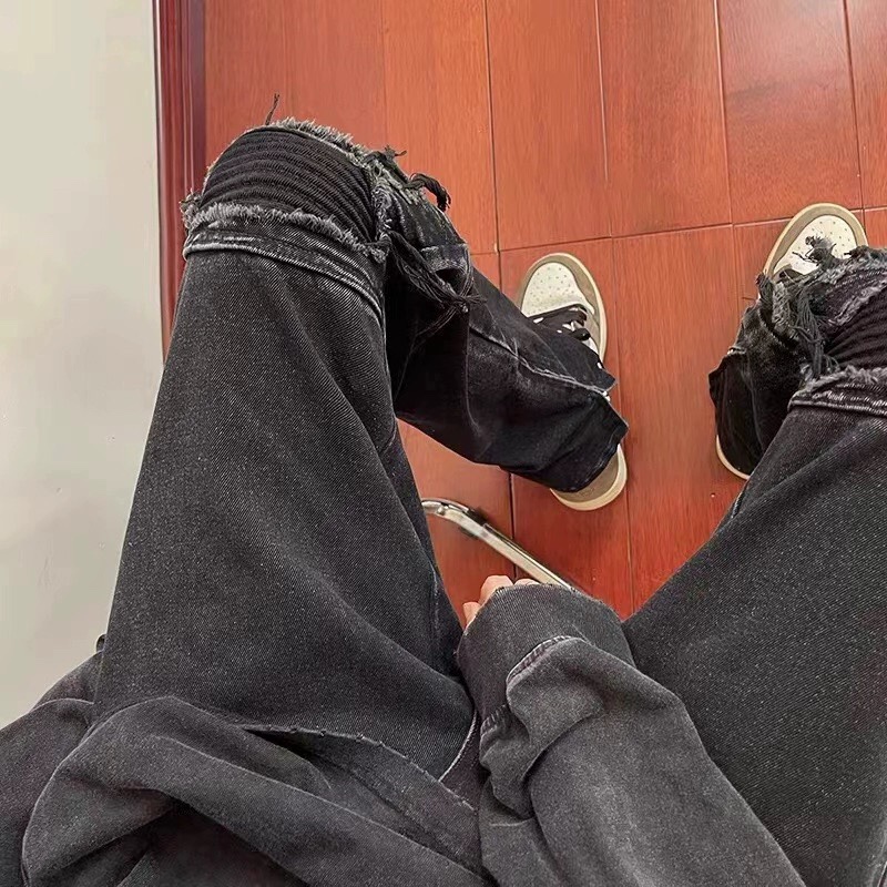 Y-Y-X-K-2207: FOG Oversize Zipper Knee Jeans, Perfect for All Body Types - 图片 8