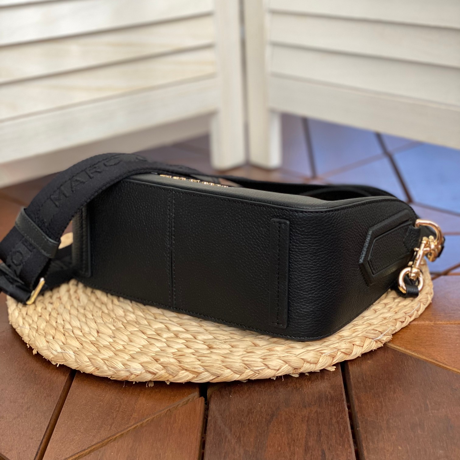 Marc Jacobs ～牛皮斜挎包黑色大号28*11*17cm