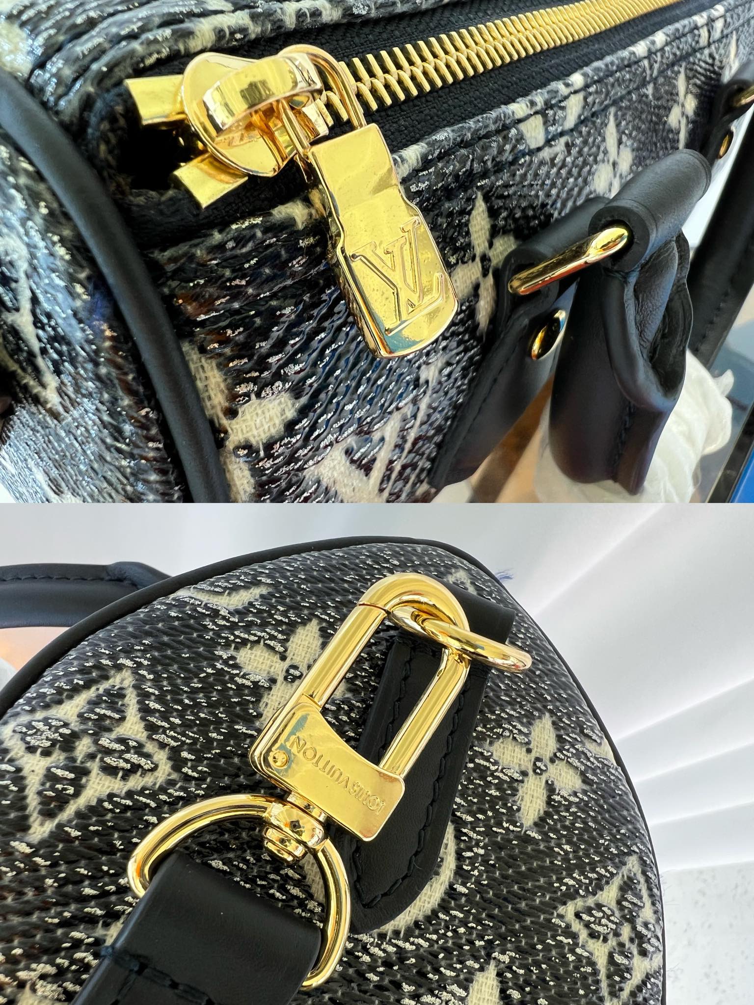M23069 本款 Speedy Bandoulière 20 手袋以当季 Monoglam 面料塑造瞩目构型 7