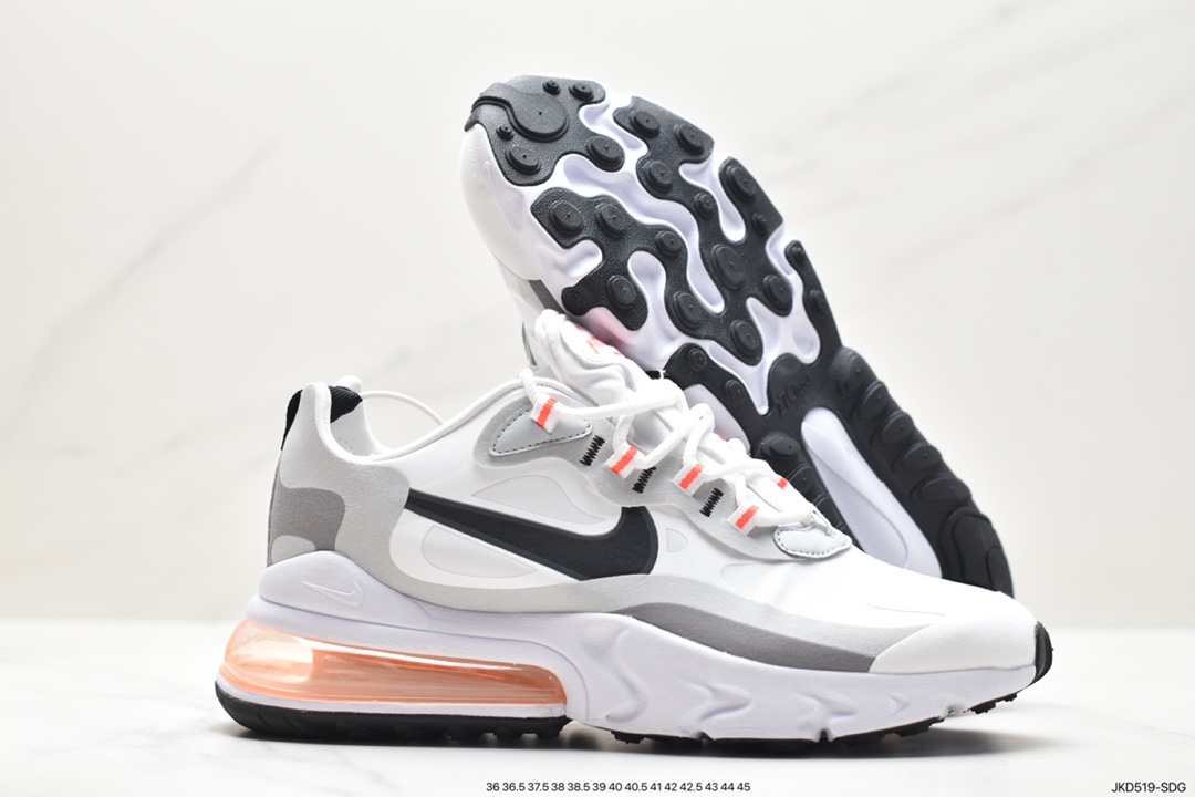 Nike Air Max 270 React Bauhaus school of thought on asymmetry as a balanced aesthetic CT1264-102