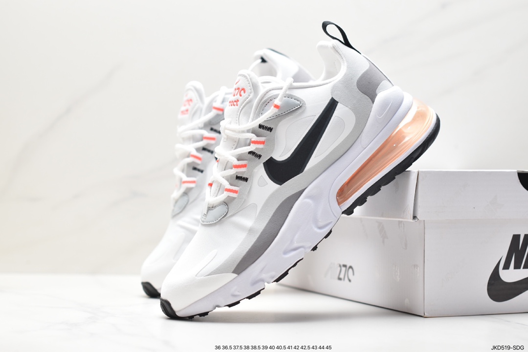 Nike Air Max 270 React Bauhaus school of thought on asymmetry as a balanced aesthetic CT1264-102