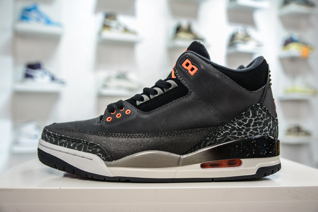 T 乔丹3代 AJ3 Air jordan 3 Retro ”Fear” 灰黑 CT8532-080