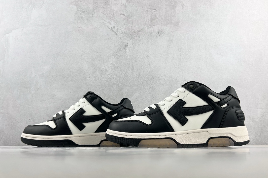 OFF-WHITE Out Of Offce Black and White OMIA189C99LEA0011004