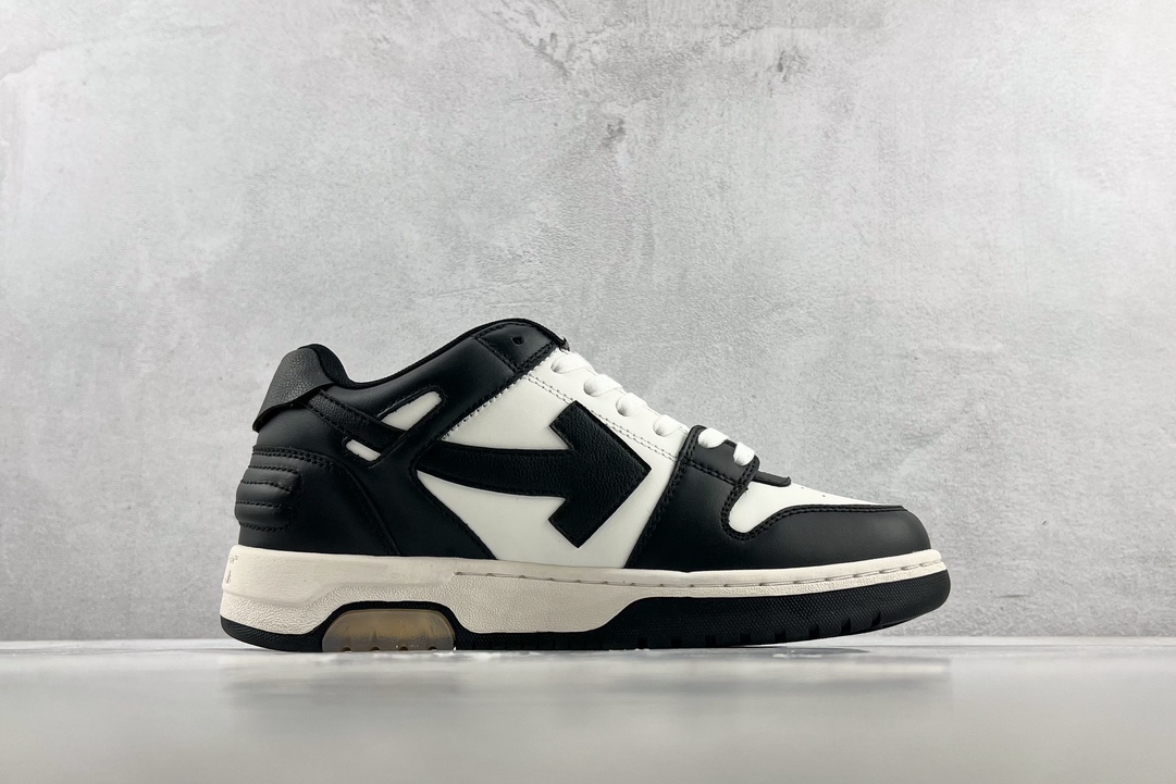 OFF-WHITE Out Of Offce Black and White OMIA189C99LEA0011004