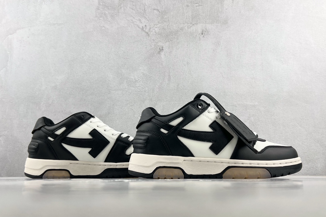 OFF-WHITE Out Of Offce Black and White OMIA189C99LEA0011004