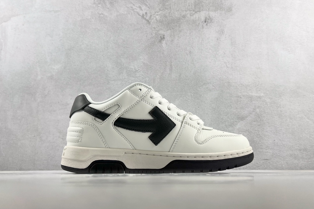 OFF-WHITE Out Of Offce Black and White OMIA189R21LEA0010110