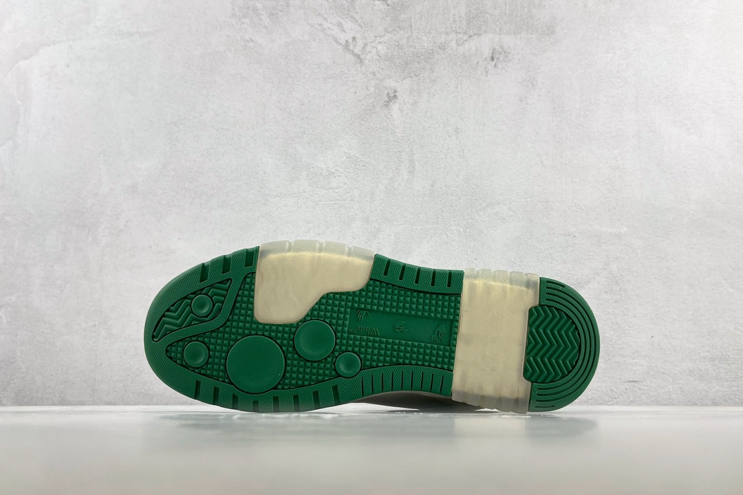 OFF-WHITE Out Of Offce White/Green OMIA189R21LEA0010155