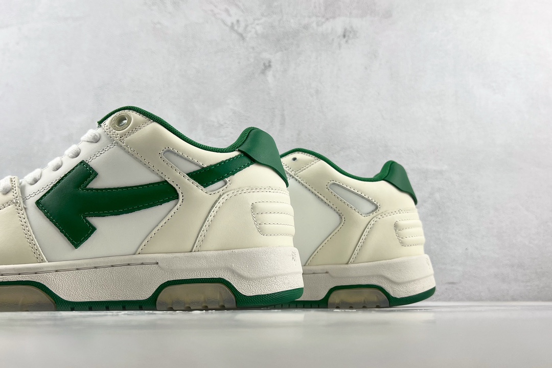 OFF-WHITE Out Of Offce White/Green OMIA189R21LEA0010155