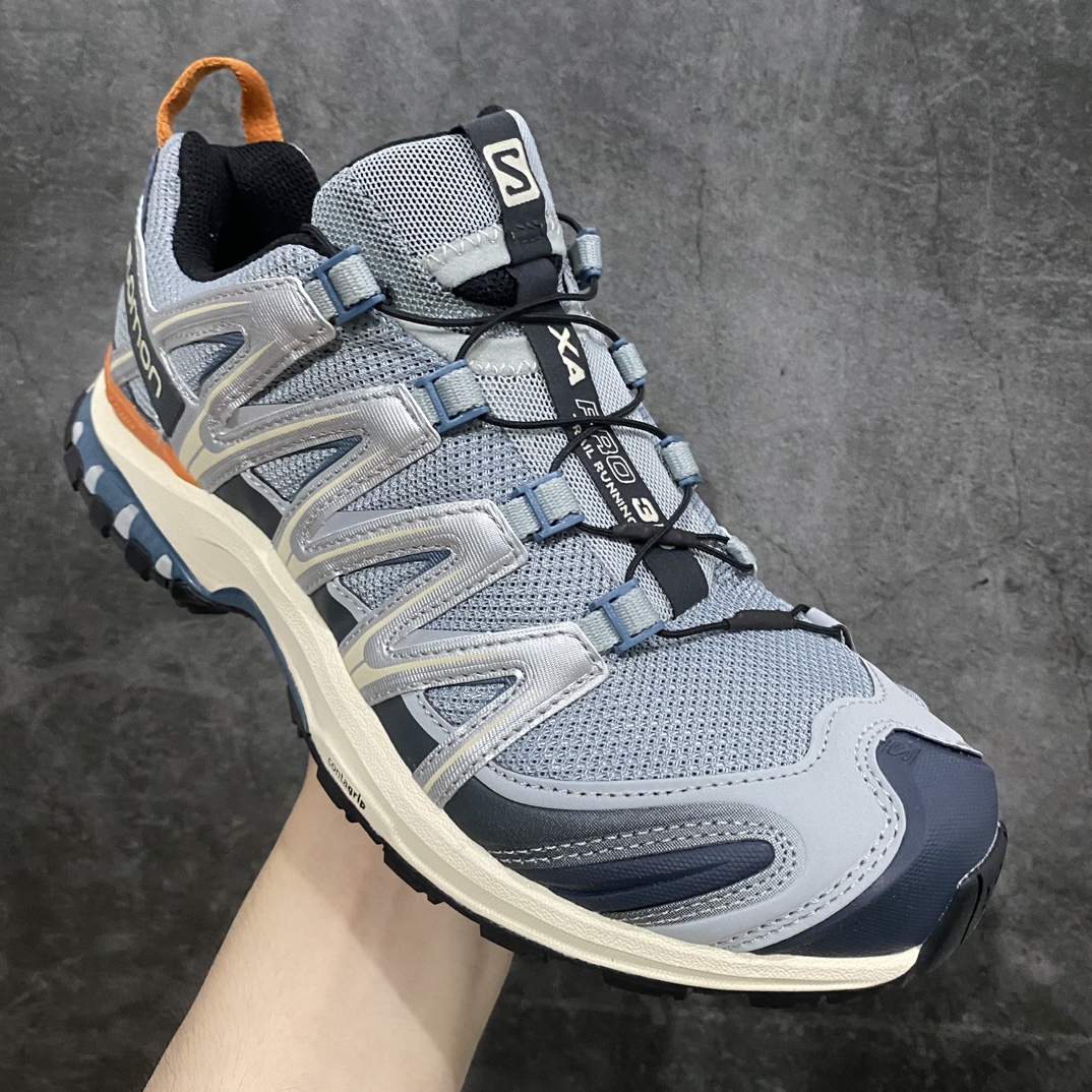 Green x version SALOMON XA Pro 3D ADV Salomon trendy off-road functional outdoor functional shoes white gray sand field gray 472456