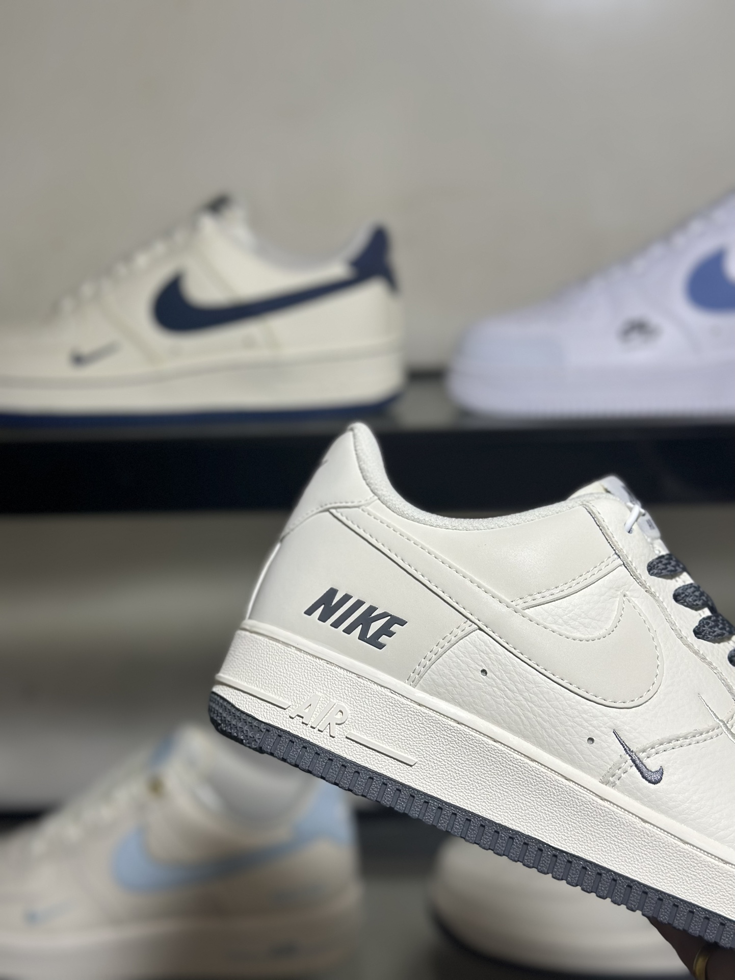 NikeAirForce1Low米白