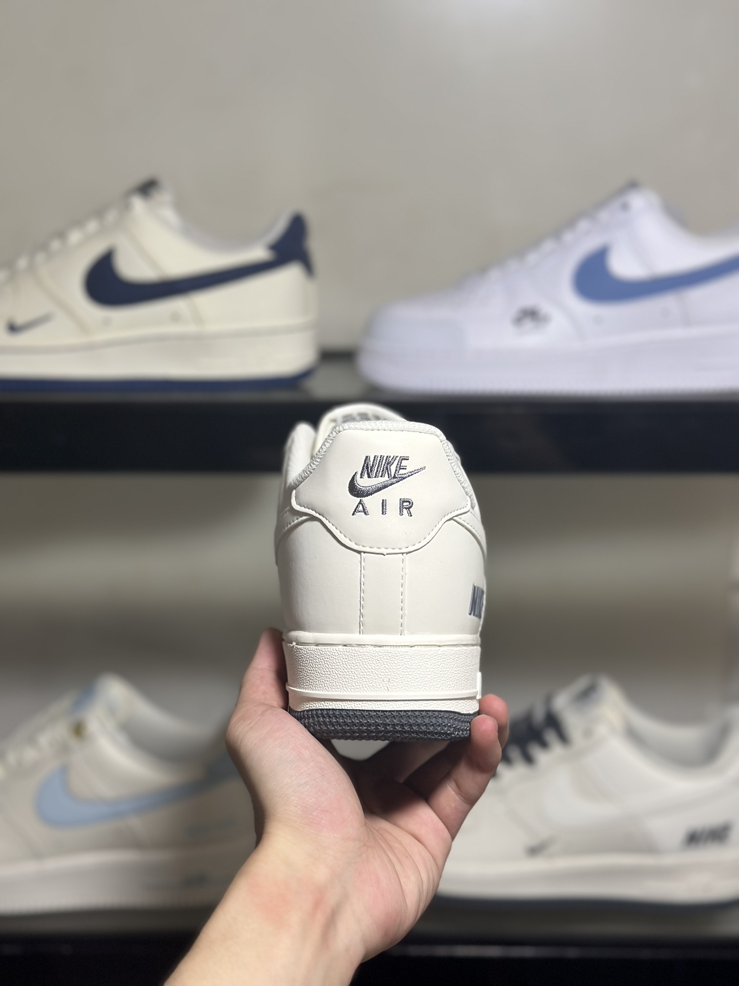 NikeAirForce1Low米白