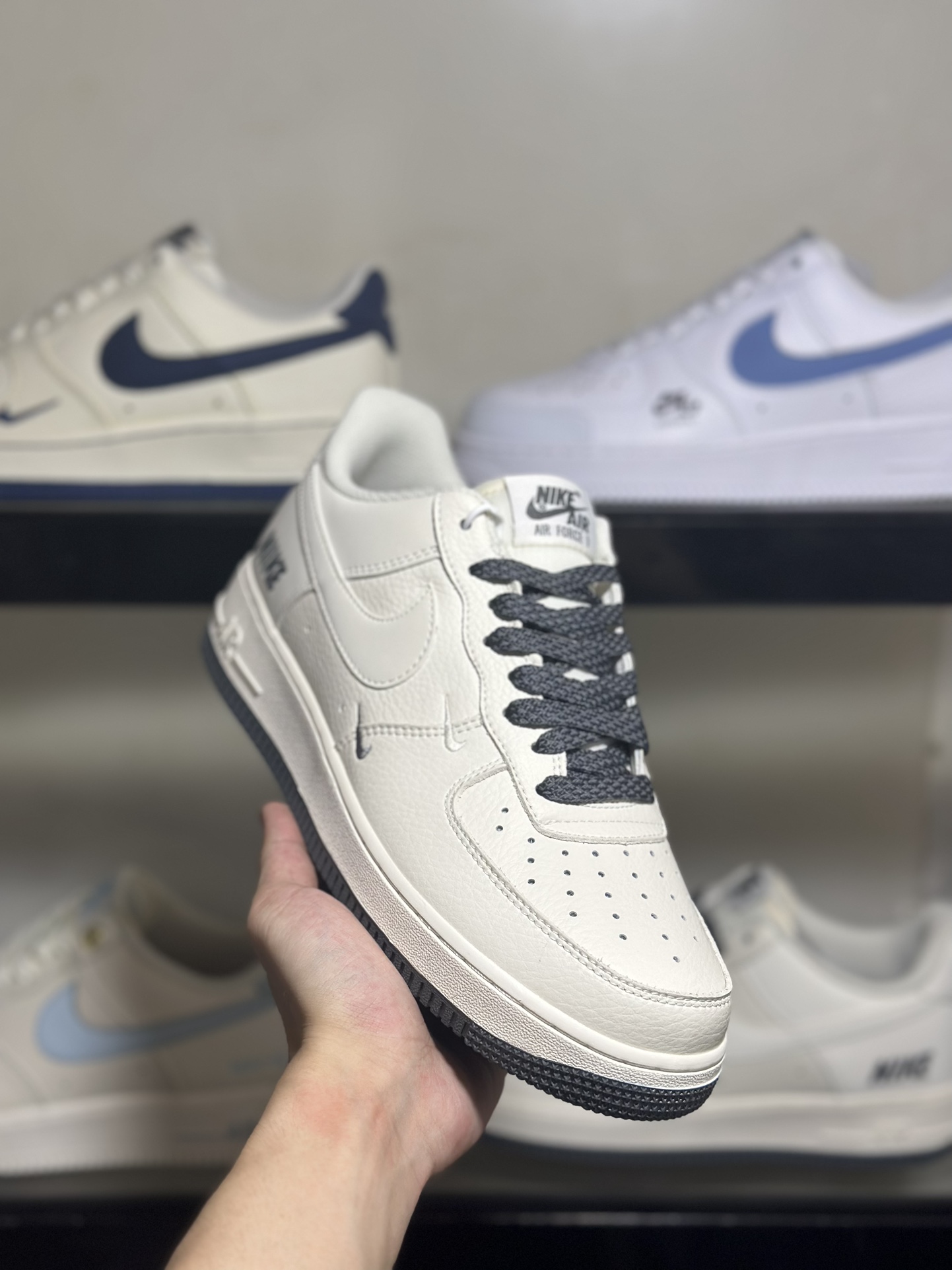 NikeAirForce1Low米白