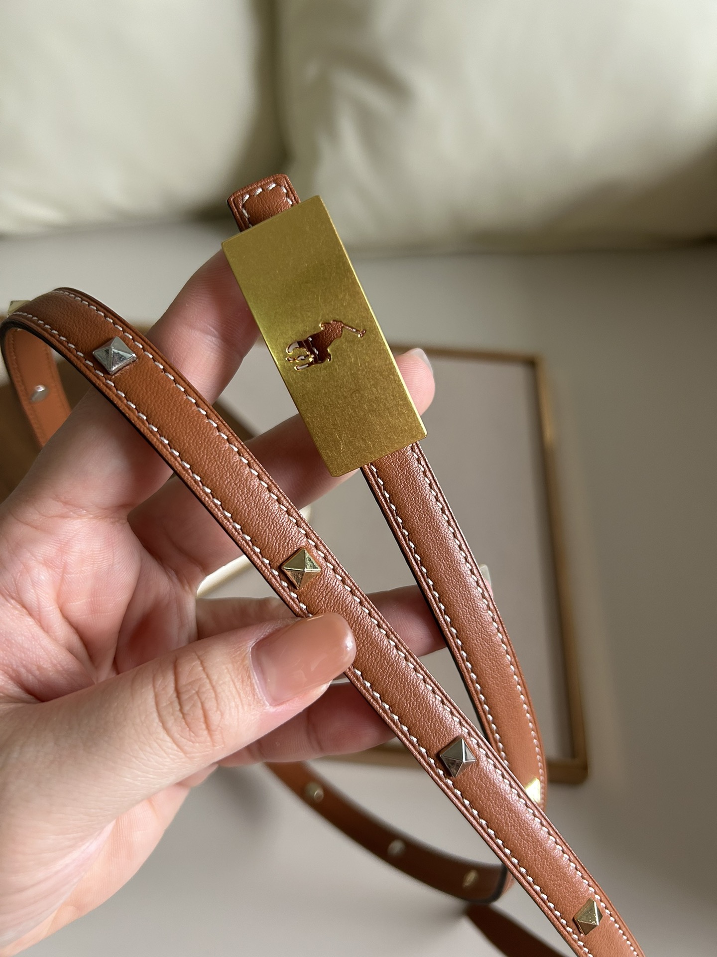 hermes#新款小方H扣衿双面皮带