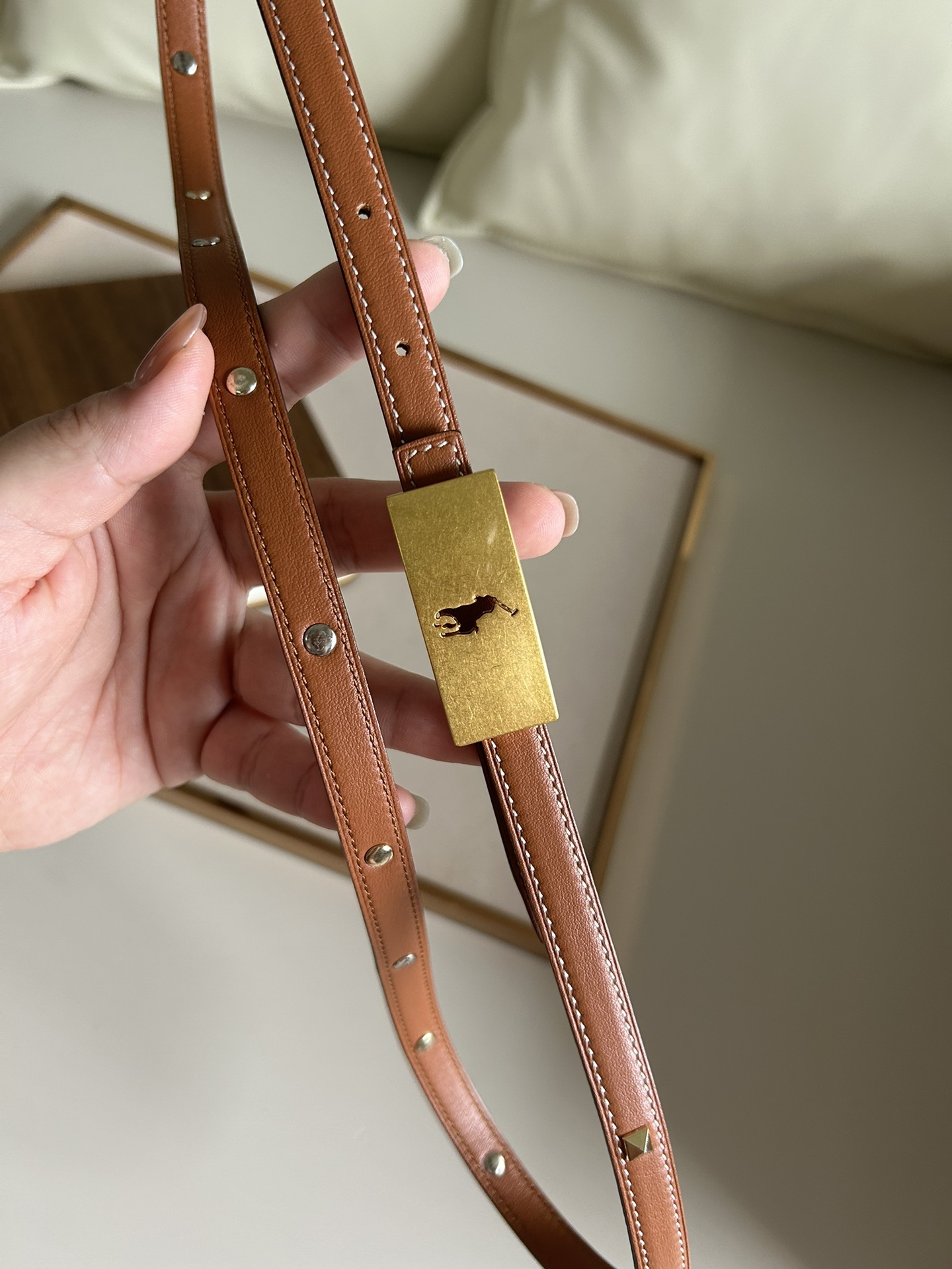hermes#新款小方H扣衿双面皮带
