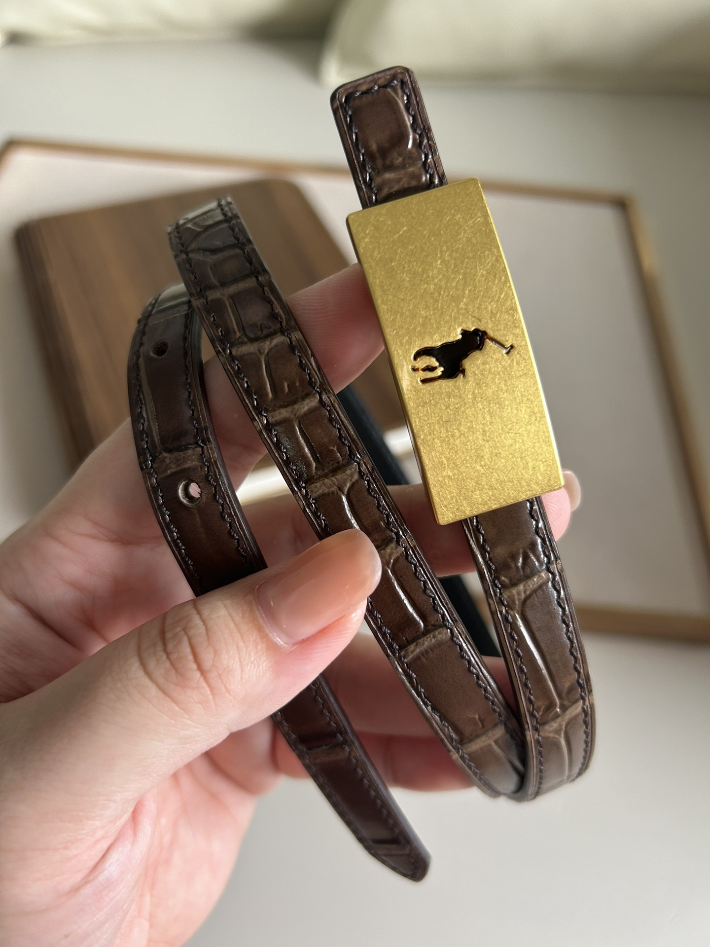 hermes#新款小方H扣衿双面皮带