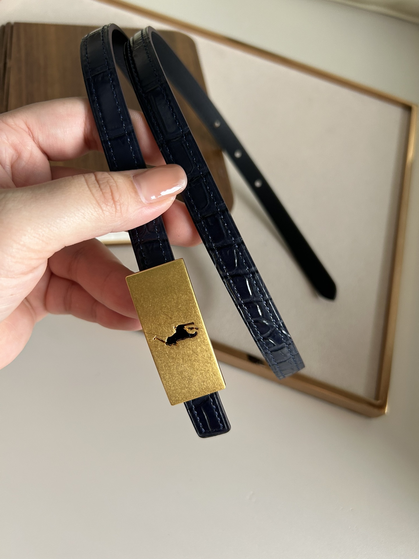 hermes#新款小方H扣衿双面皮带