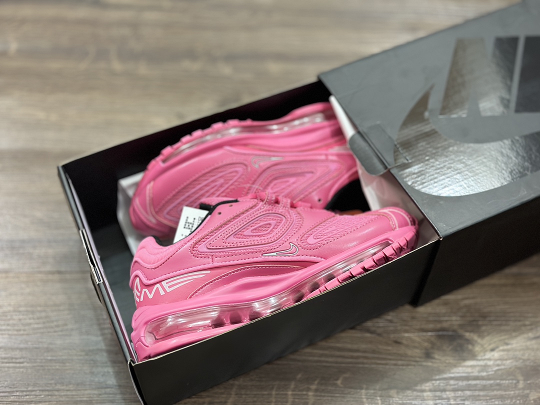 Supreme x NK Air Max 98 联名款全掌气垫复古子弹跑步鞋 DR1033-600