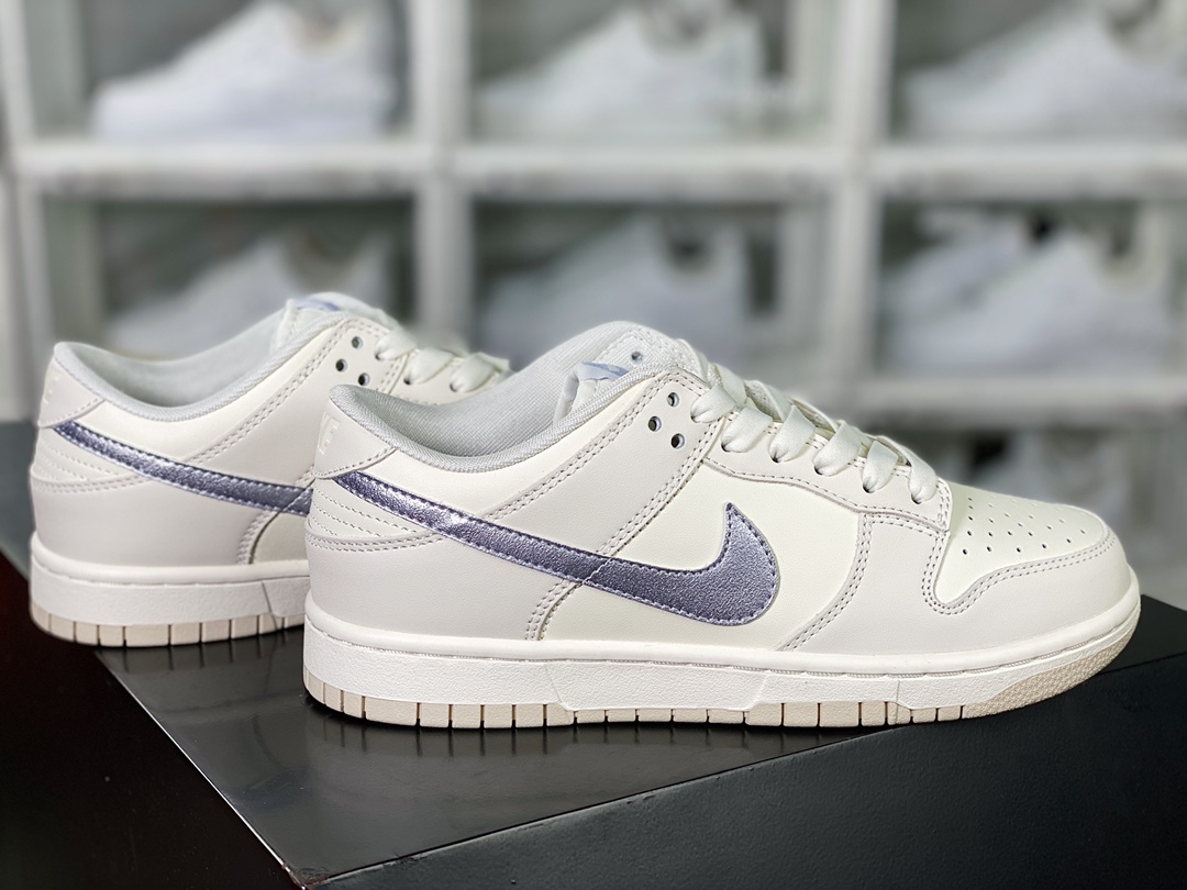 Wmns SB Dunk Low GS”Sail/Oxygen Purple”扣篮板鞋“米白星空紫”DX5930-100