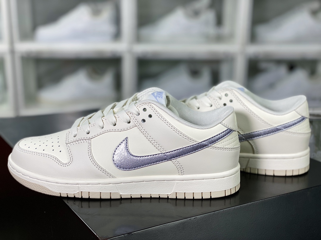 Wmns SB Dunk Low GS”Sail/Oxygen Purple”扣篮板鞋“米白星空紫”DX5930-100