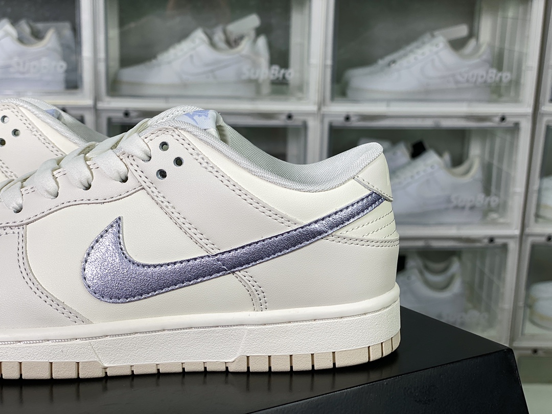 Wmns SB Dunk Low GS”Sail/Oxygen Purple”扣篮板鞋“米白星空紫”DX5930-100