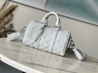 Louis Vuitton LV Keepall Tassen handtassen Koop replica
 Grijs Taurillon Stof M23129