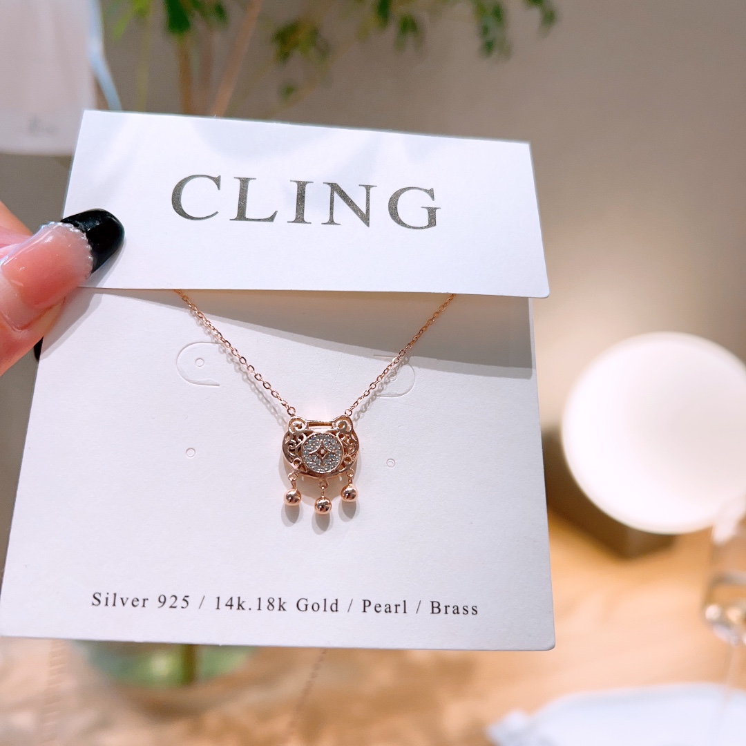 Hochglanzpoliertes Silber Kette Mädchenhaft Bankett Silber