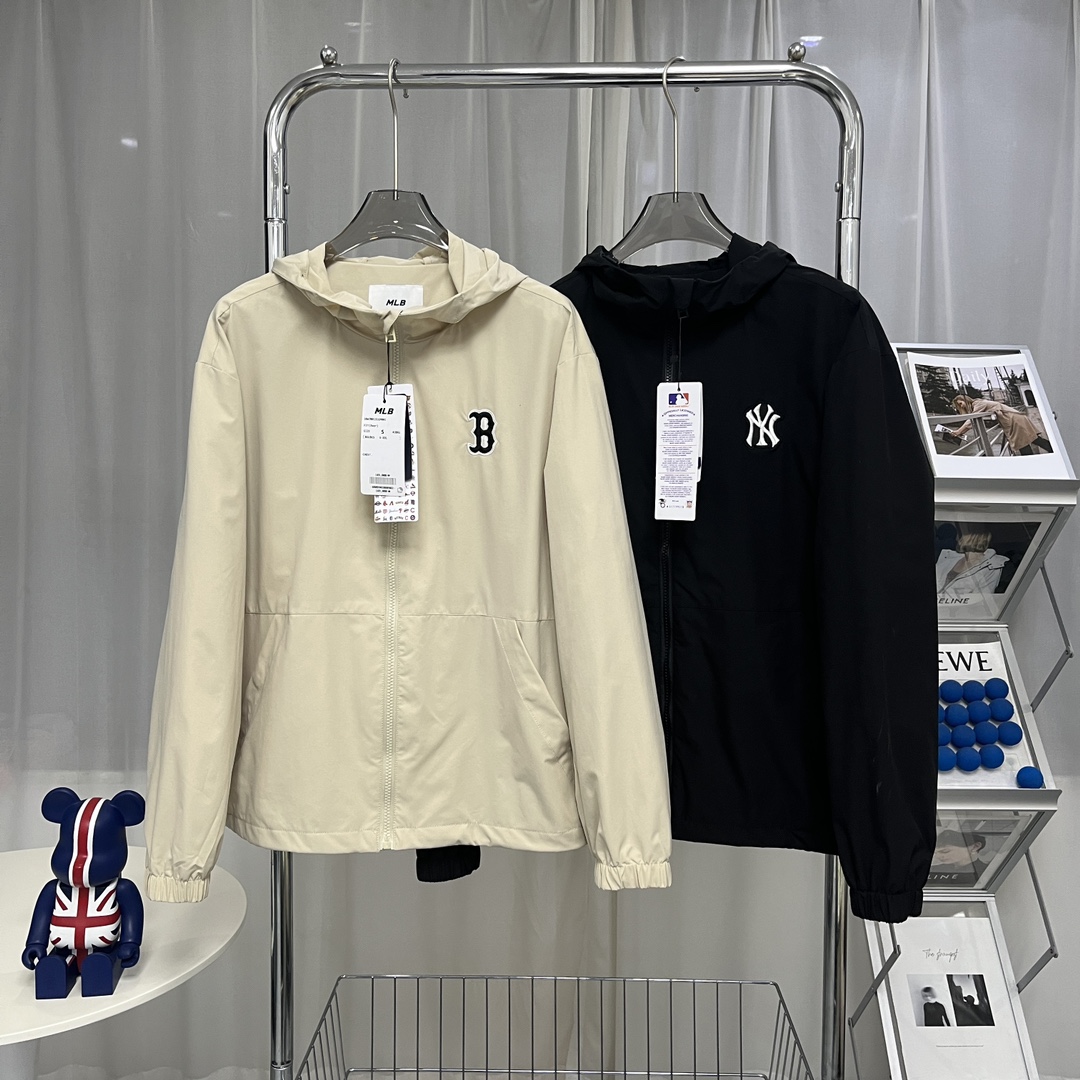 Korea Trading Company MLB Embroidered Zipper Cape Dress Set for Men and Women
