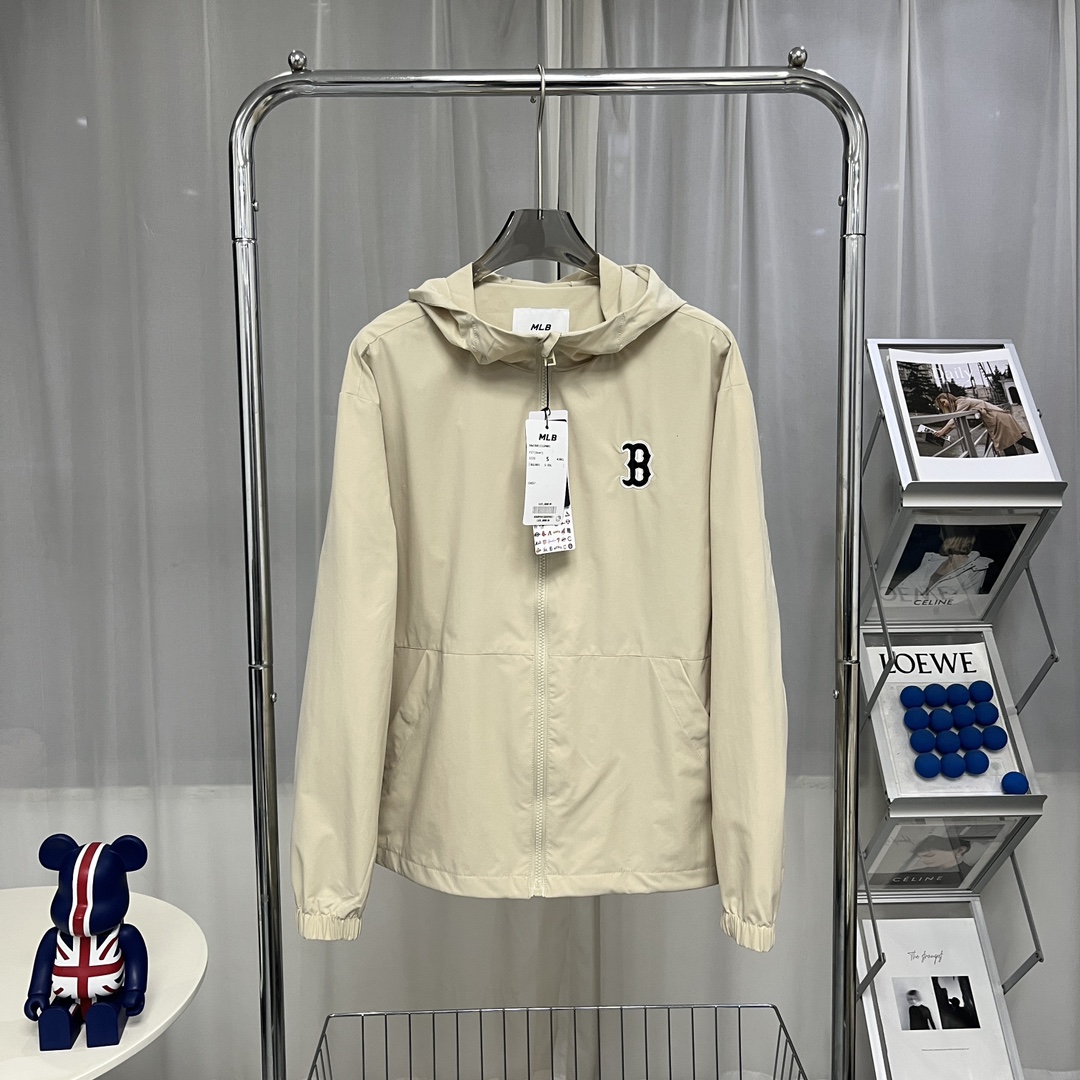 Korea Trading Company MLB Embroidered Zipper Cape Dress Set for Men and Women - 图片 2