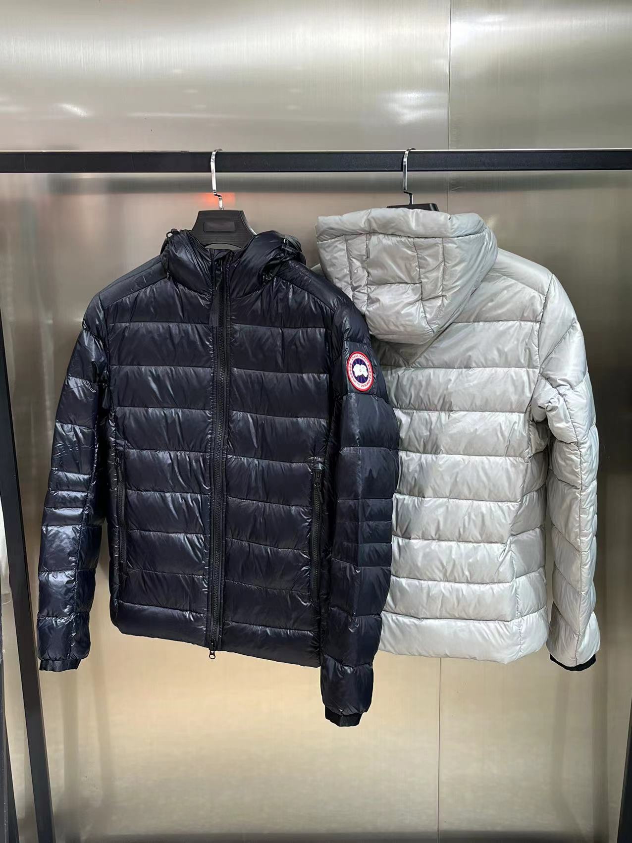 Canada Goose Ropa Chaqueta de plumón FALSO CARATE MEJOR EN LÍNEA
 Negro Gris