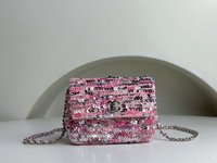 Chanel Crossbody & Shoulder Bags Pink Chains