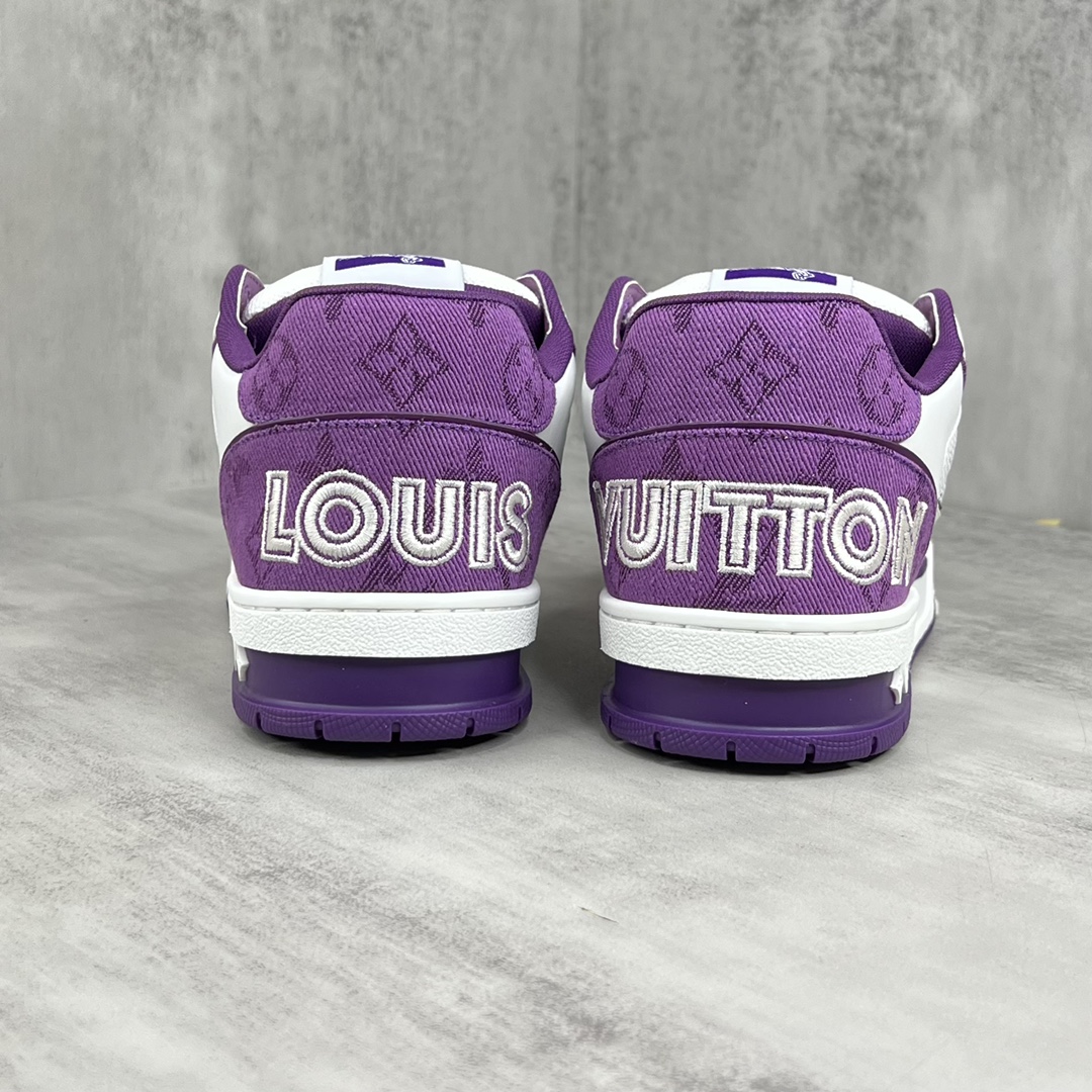 Louis Vuitton 新款上架 2023 Louis*Vuitto* LV Trainer 魔术贴最新款 大底和面料私模 绝对下血本费心思的一款鞋子 自Vifgil到来之后而设计的这一系列 每一季度都深受众多粉丝的青睐 TPU 大底 包装