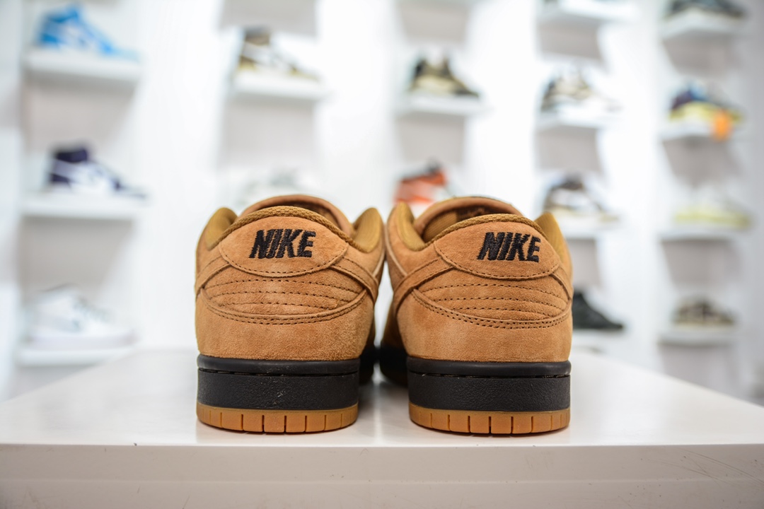 R Original NK SB Dunk Low Pro Wheat BQ6817-204