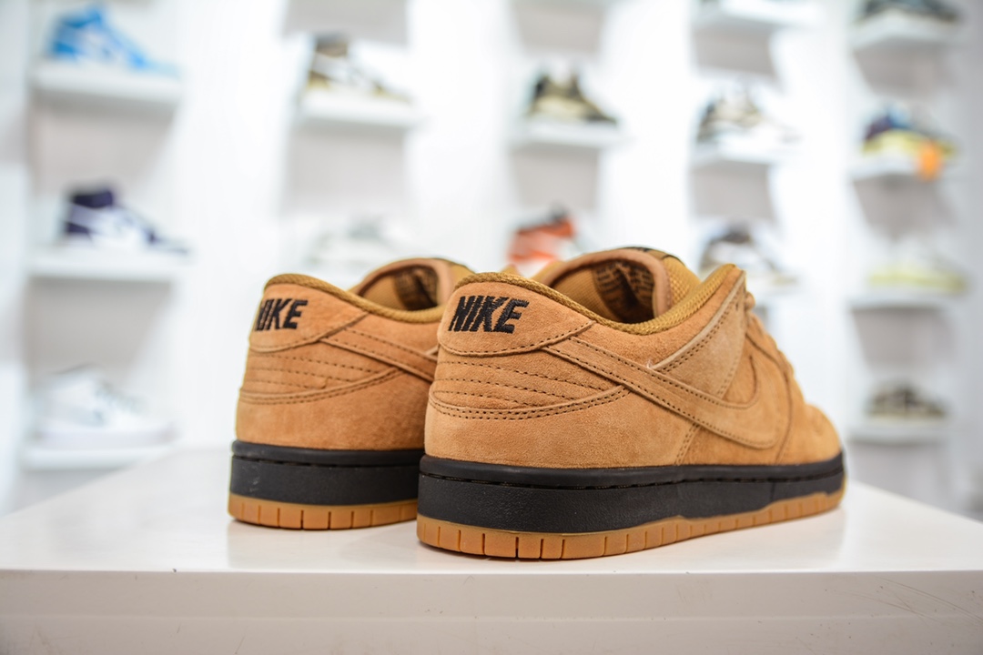 R Original NK SB Dunk Low Pro Wheat BQ6817-204