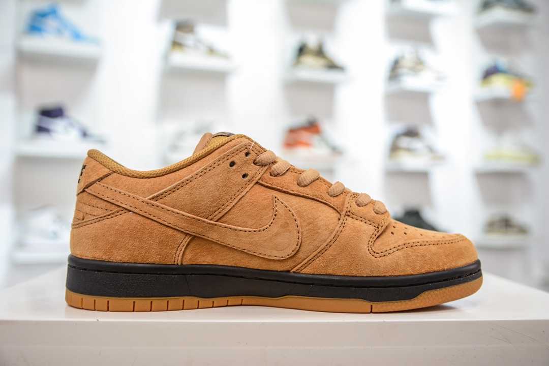 R Original NK SB Dunk Low Pro Wheat BQ6817-204