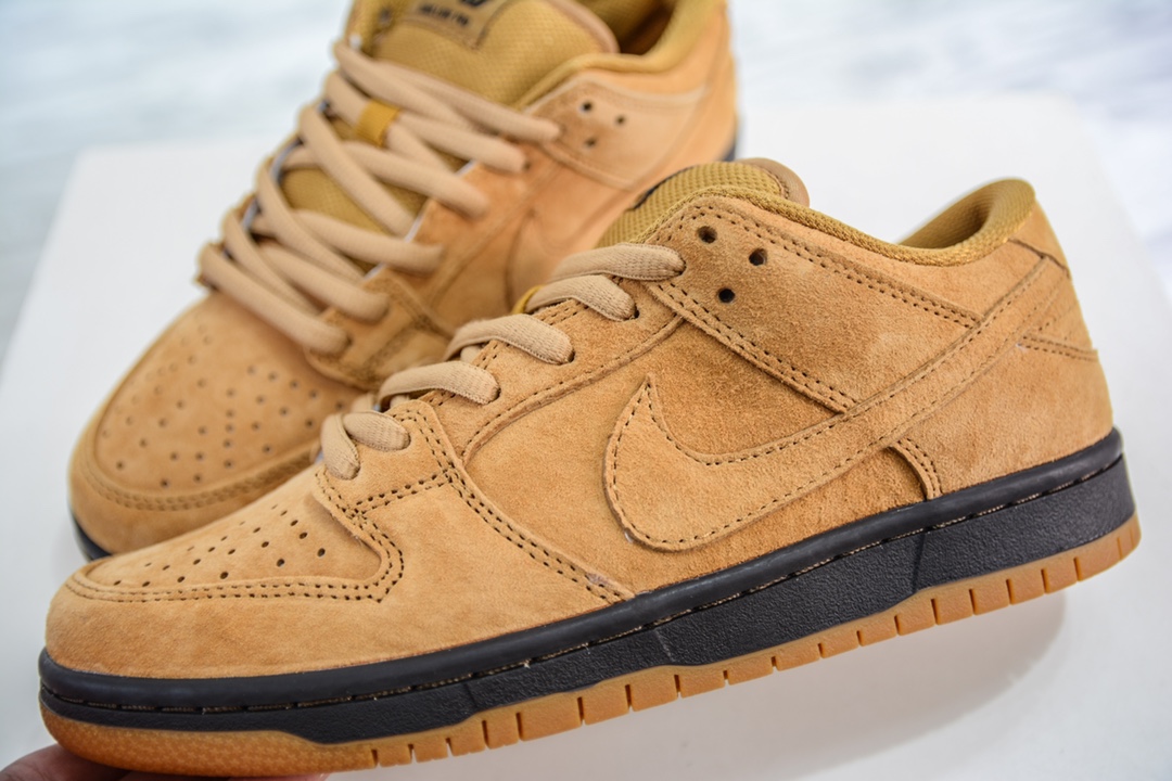 R Original NK SB Dunk Low Pro Wheat BQ6817-204