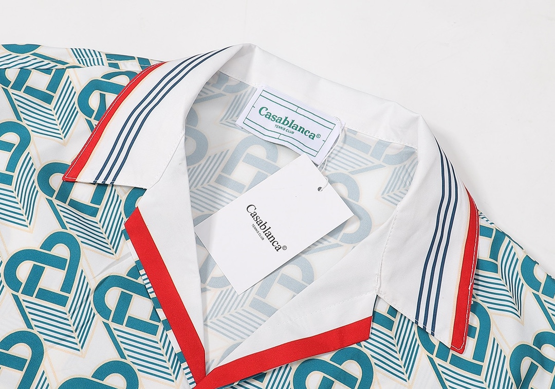 P58+P53 Casablanca 卡萨布兰卡 
2023新款 印花短袖衬衫（套装）M L XL 2XL 3XL 衣服