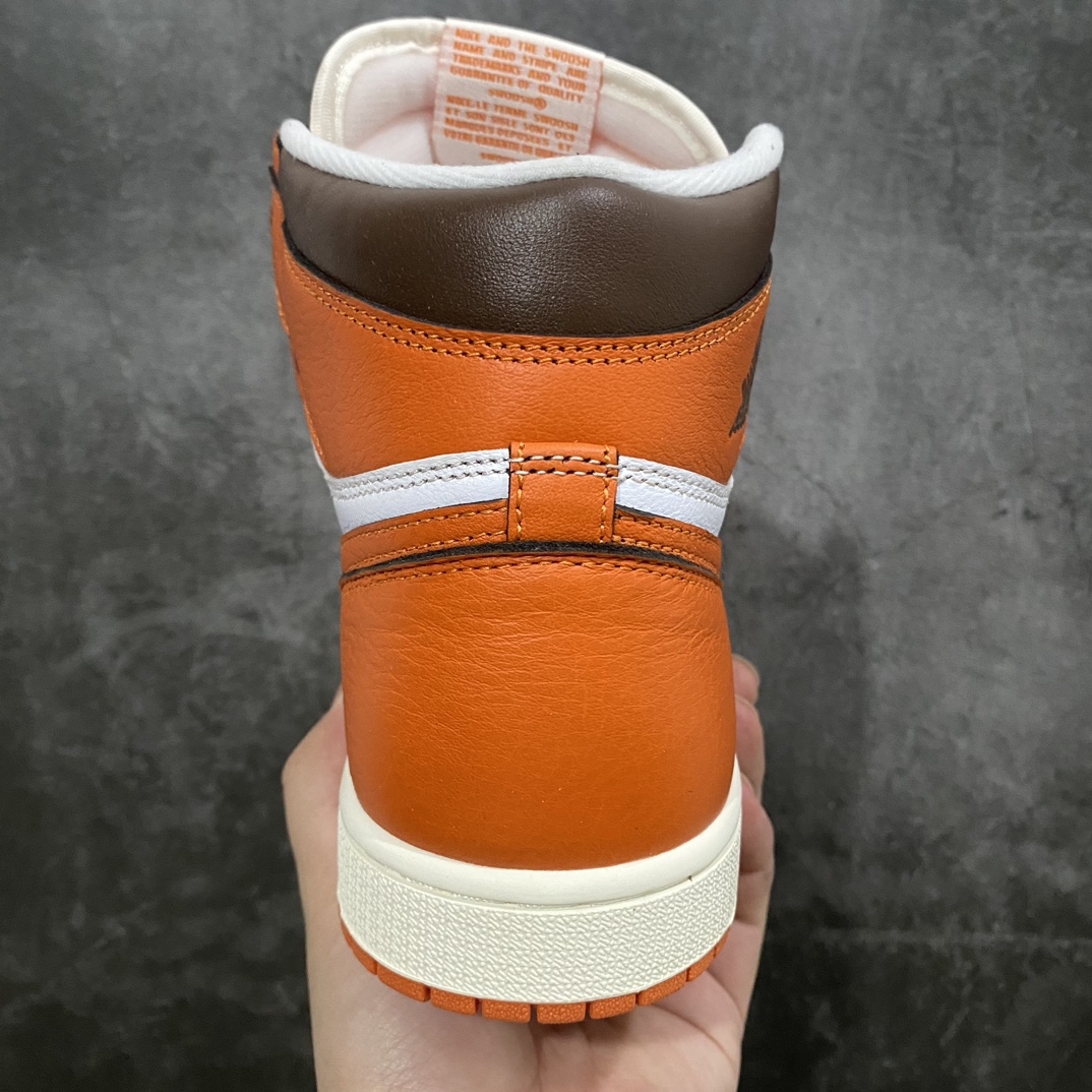 Foreign trade pure original Air Jordan AJ1 Retro High OG Starfish 1 generation classic retro classic high top versatile cultural basketball shoes ”Hermes Starfish Orange” DO9369-101