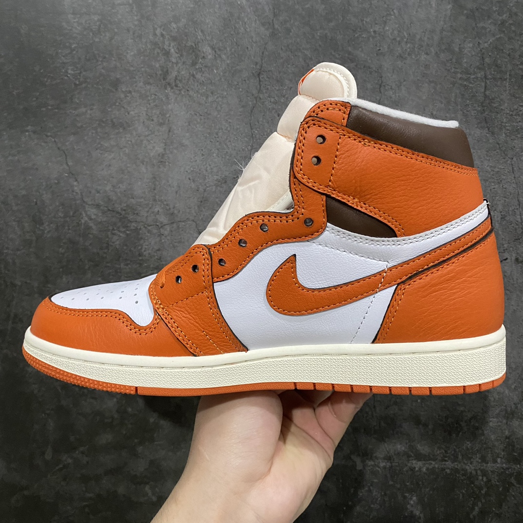 Foreign trade pure original Air Jordan AJ1 Retro High OG Starfish 1 generation classic retro classic high top versatile cultural basketball shoes ”Hermes Starfish Orange” DO9369-101